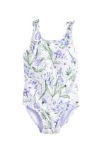 Blue Floral Swimsuit (3mths-16yrs)