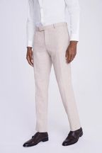 MOSS Natural Check Trousers