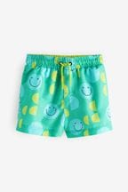 Green/Yellow Printed Swim Shorts (3mths-7yrs)