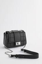 Black Chain Strap Mini Cross-Body Bag