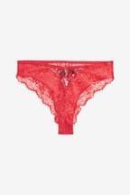 B by Ted Baker Pink Floral Lace High Leg Knickers