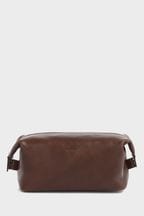 OSPREY LONDON The Toby Leather Wash Bag