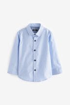 Blue Long Sleeve Oxford Shirt (3mths-7yrs)