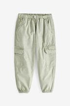Mint Green Parachute Cargo Cuffed Trousers (3-16yrs)