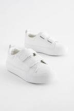 White Standard Fit (F) Chunky Trainers