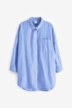Blue Stripe Oversized Shirt (3-16yrs)