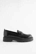Black Patent Forever Comfort® Chunky Loafers