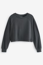 Slate Grey Soft Touch Raglan Sleeve Sweatshirt
