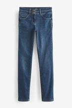 Mid Blue Wash Slim Lift And Shape Jeans