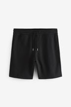 Black Soft Fabric Jersey Shorts