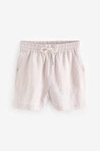 Natural 100% Linen Boy Shorts