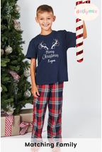 Personalised Kids Matching Family Christmas Pyjamas by Dollymix