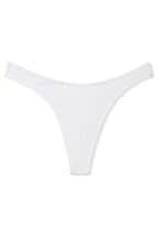 Victoria's Secret White High Leg Scoop Thong Knickers