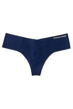 Victoria's Secret Noir Navy Blue No Show Thong Knickers