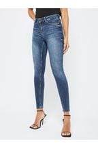Lipsy Authentic Blue Mid Rise Skinny Kate Jeans