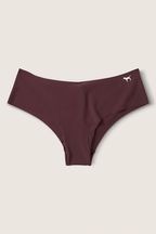 Victoria's Secret PINK Burnt Umber Brown No Show Cheeky Knickers