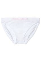 Victoria's Secret White Hipster Seamless Logo Knickers