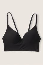 Victoria's Secret PINK Pure Black Smooth Non Wired Push Up Bralette