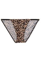 Victoria's Secret Leopard Print Brown Smooth Bikini Knickers