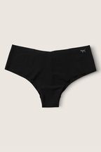 Buy Victoria's Secret PINK Pure Black Cheeky Lace Trim Knickers from ...