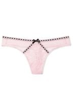 Victoria's Secret Angel Pink Thong Lace Knickers