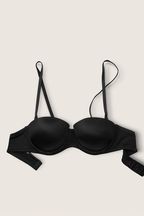Victoria's Secret PINK Pure Black Smooth Multiway Strapless Push Up Bra