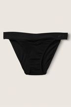 Victoria's Secret PINK Pure Black Cotton Bikini Knickers