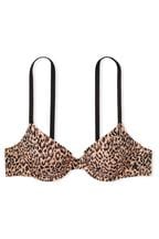 Victoria's Secret Brown Leopard Print Smooth Lightly Lined Demi Bra