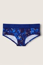 Victoria's Secret PINK Beaming Blue Constellation Print Logo Hipster Knickers