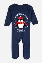 Personalised Christmas Penguin Babygrow by Dollymix