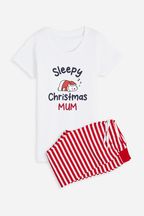 Personalised Sleepy Christmas Womens Pyjamas by Dollymix
