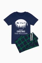 Personalised Christmas Snowglobe Boys Pyjamas by Dollymix