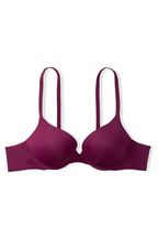Victoria's Secret Burgundy Purple Bombshell Addcups TShirt Push Up Bra