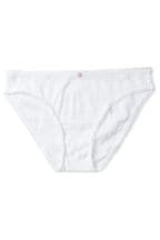 Victoria's Secret White Cotton Bikini Knickers