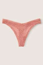 Victoria's Secret PINK polo ralph lauren button front poplin shirt item Lace Logo Thong Knickers