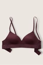 Victoria's Secret PINK Burnt Umber Brown Smooth Lightly Lined Non Wired T-Shirt Bra