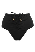Pour Moi Black High Waisted Santa Cruz Bikini Brief