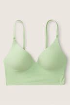 Victoria's Secret PINK Soft Jade Green Smooth Non Wired Push Up Bralette