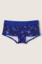 Victoria's Secret PINK Beaming Blue Constellation Print Logo Boyshort Knickers