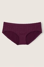 Victoria's Secret PINK Rich Maroon Purple Seamless Hipster Knickers