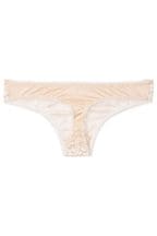 Victoria's Secret Champagne Nude Lace Thong Knickers