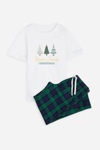 Personalised Christmas Tree Boys Family Pyjamas by Dollymix