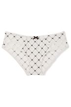 Victoria's Secret White Bow Print Hipster Knickers