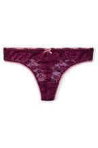 Victoria's Secret Kir Red Lace Thong Knickers