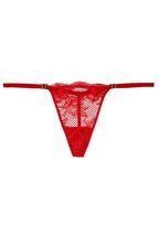 Victoria's Secret Lipstick Red G String Lace Thong Knickers