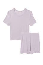 Victoria's Secret Perfume Purple Modal Ribbed Short Pyjamas