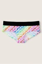 Victoria's Secret PINK Optic White Hipster Cotton Logo Knickers