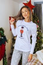 Personalised Toy Soldier Pyjama Set for Ladies by Percy & Nell