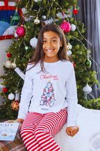Personalised Penguins Pyjama Set for Kids by Percy & Nell