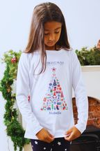 Personalised Peace Love Joy Pyjama set for Kids by Percy & Nell